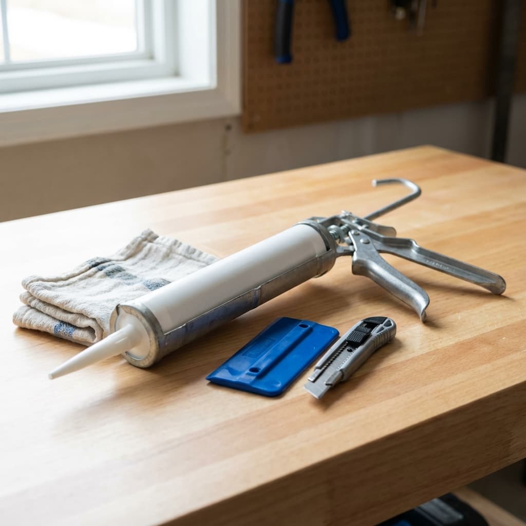 Caulking supporting image